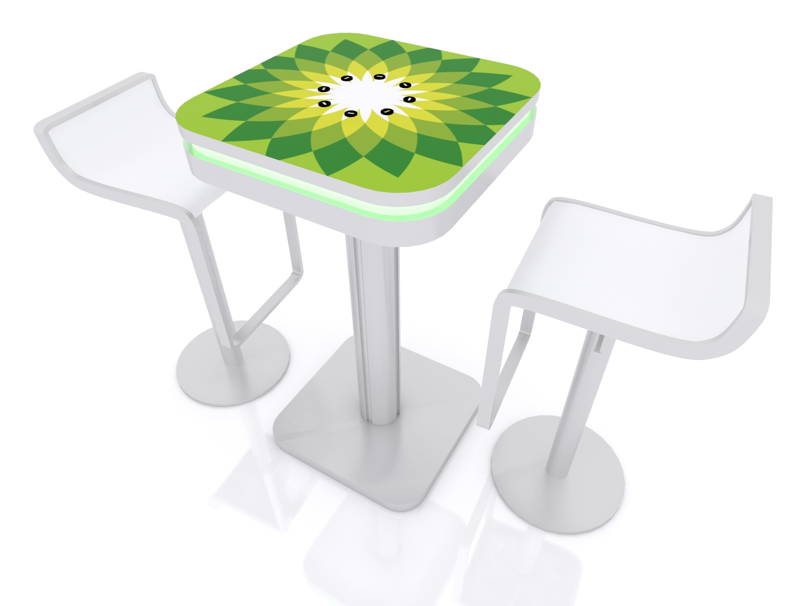 Exhibit Design Search MOD1445 Small Charging Table (InCharg Charging